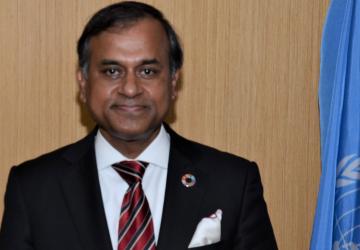 Photo officielle de Siddharth Chatterjee, le nouveau Coordonnateur résident en Chine.