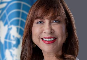 A portrait image of the new UN Resident Coordinator in Mali.