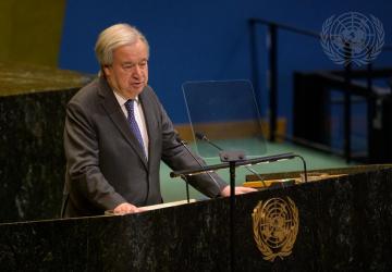 The UN Secretary-General addresses the Permanent Forum on Indigenous Issues.