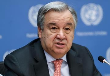 UN Secretary-General António Guterres.