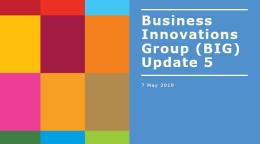  Cover shows BIG Update 5 title against a solid background by a grid of colourful rectangle grid