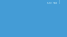 Cover shows the title "Policy Brief: COVID-19 and People on the Move" against a solid blue background with the UN emblem on the lower left side.