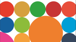 Cover shows the title in French against a white background with colourful circles underneath.