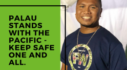 The image contains a quote in black letters against a green background on the left with a man smiling happily at the camera on the right.