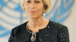 Official photo of the new appointed Resident Coordinator for Albania, Fiona McCluney.