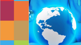 تُظهر الصورة عنوان مركز الحجوزات الإنساني وعنوان المذكرة العملية لخدمة الحجز الطبي للأمم المتحدة. على الجانب الأيسر توجد مربعات ملونة وعلى اليمين صورة طبيب يحمل العالم بيديه.