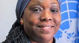 Official photo of the new appointed Resident Coordinator for Nepal, Sara Beysolow Nyanti.