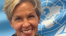 Un retrato de Louise Aubin, Coordinadora Residente de la ONU en Níger