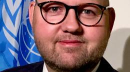 A portrait of Peter Lundberg, new UN Resident Coordinator in Montenegro
