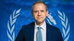 Official photo of the new appointed Resident Coordinator for Kenya, Stephen Jackson.