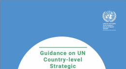 Publication cover in blue and green with the publication title in the center