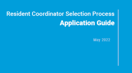 Report Cover_RCs selection process May 2022