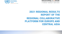 غلاف تقرير يظهر صورة طفل يمشي في الطبيعة