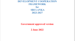 This is white document with blue text.  The UNCT logo appears to the top centre of the page.