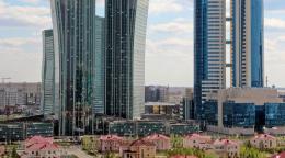 Modern buildings of Astana, the capital of Kazakhstan