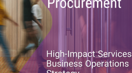 تُظهر الصورة عنوان العرض التقديمي: الخدمات المشتركة عالية التأثير ضمن المشتريات المراعية للمنظور الجنساني. في الركن الأيمن العلوي يوجد شعار مجموعة الأمم المتحدة للتنمية المستدامة، وفي الثلثين السفليين من الوثيقة يوجد سطرين من الدوائر بألوان أهداف التنمية المستدامة.