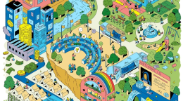 世界各地学生畅想的“希望之城”愿景图