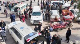  © UNICEF/Sonia Silva| بعثة أممية تصل إلى مستشفى الشفاء، شمال غزة، بإمدادات منقذة للحياة