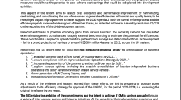 A cover page for a UNSDG document on efficiency roadmaps for the duration 2022-2024