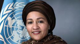 A photo of DSG Amina J. Mohammed.