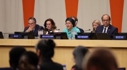 The UN Deputy Secretary-General delivers remarks.
