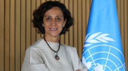 La Coordinadora Residente de las Naciones Unidas en Colombia.