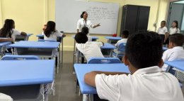 Niños en una clase