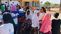 Des Volontaires des Nations Unies au Bénin.