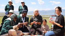 Young pastoralists at a summer school in Kyrgyzstan.