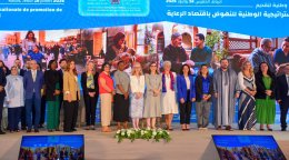 Des participants à une conférence au Maroc.