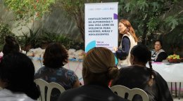 Un taller sobre migración en México.