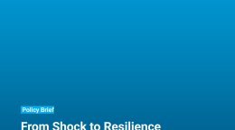 Cover image of the policy brief on spillover effects from the conflict in the Middle East.