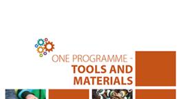 Portada del documento con un fondo blanco y un mosaico de tres fotografías y cuadrados de color naranja.