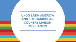 Portada del documento con líneas multicolores de los ODS y el título en inglés dentro de un círculo blanco.