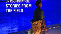 Portada del documento con una imagen de una persona caminando en un orilla, con una cesta, una red, un palo y un farol.