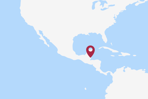 Map of Belize