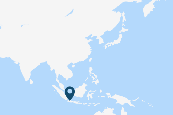 Map showing Indonesia