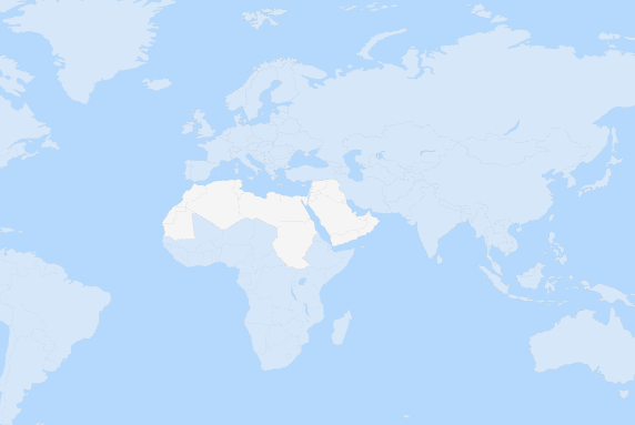 Map of Arab States