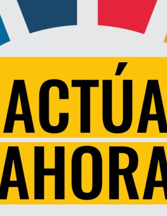 SDG color and text describing taking action for the SDGs