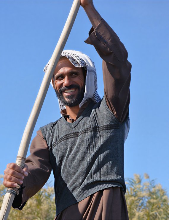 A farmer in Iraq.