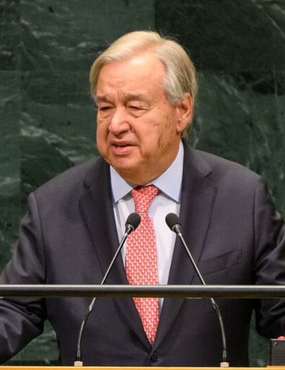El Secretario General de la ONU.