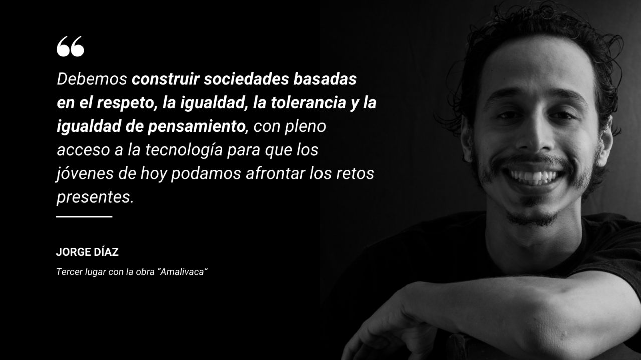 Jorge Díaz del tercero con la obra Amalivaca, El Sistema Venezuela