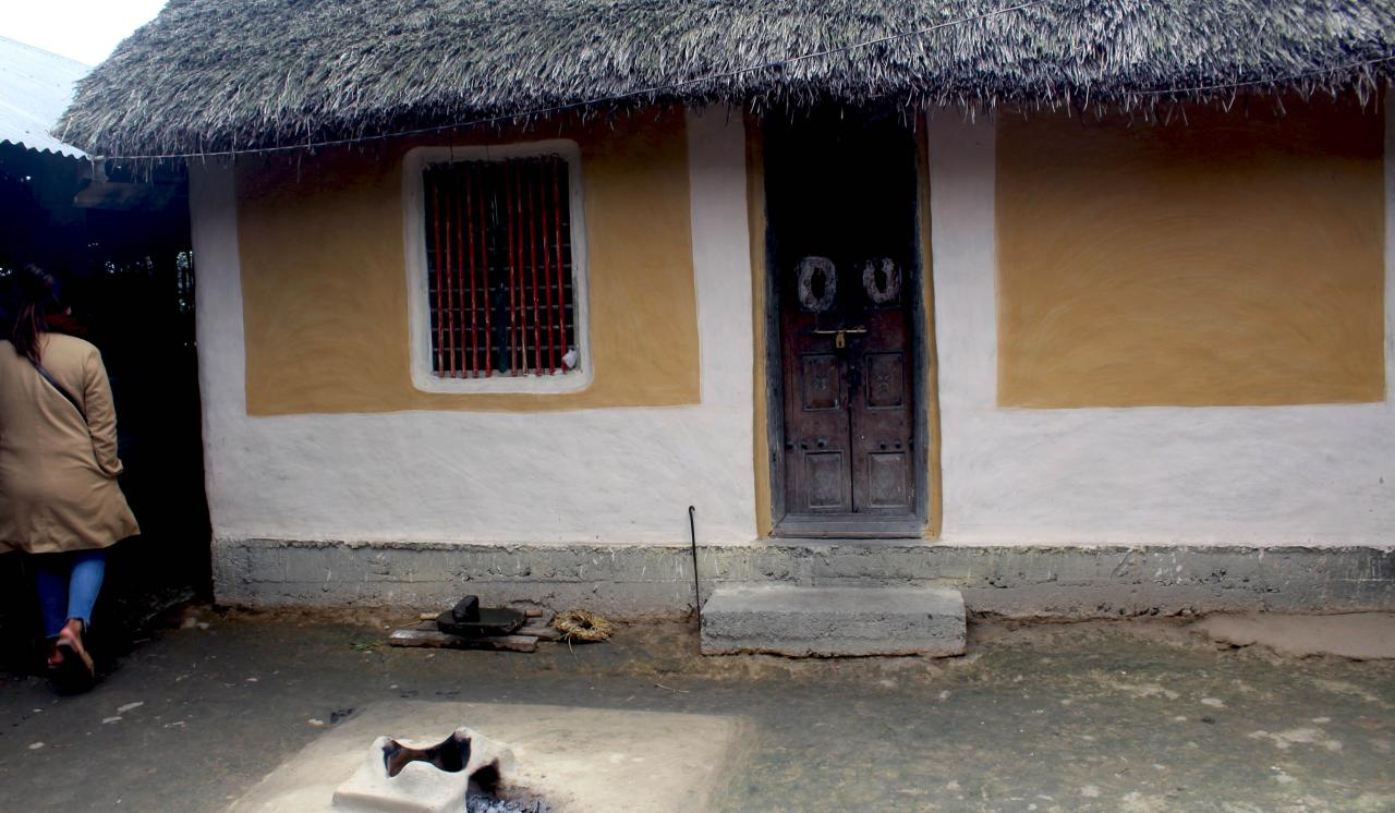 The houses in ward 8 of Belbari have strictly followed Nepal’s sanitation campaign.