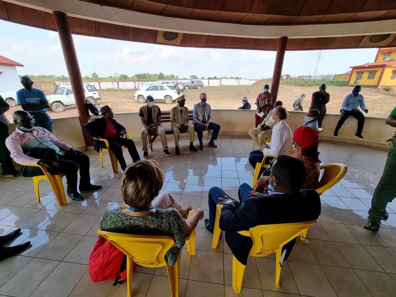 UN officials and local authorities meet to discuss a plan to address the outbreak.