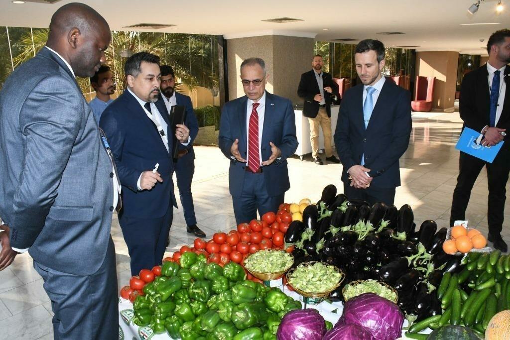 DSRSG/ RC/ HC for Iraq Ghulam Isaczai at the second Iraq National Trade Forum in 2024.