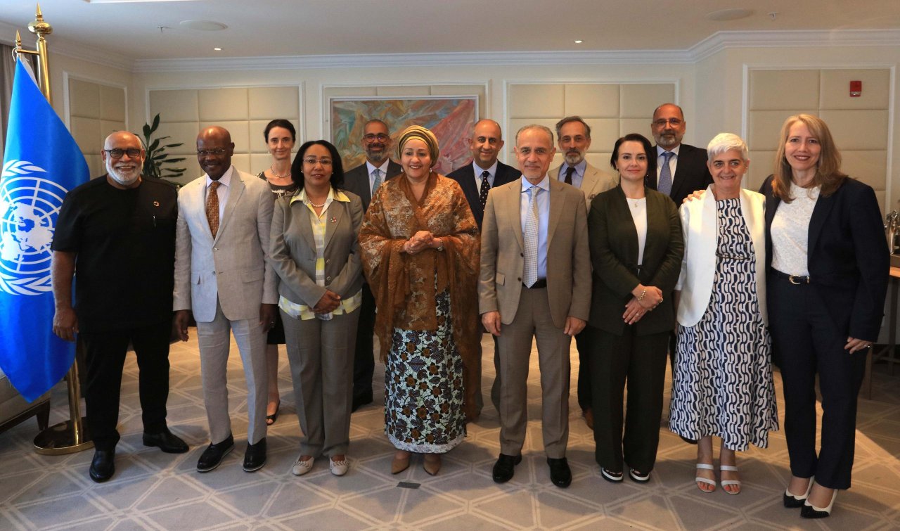 UN Deputy Secretary-General Amina J. Mohammed met with Resident Coordinators in Arab States in August 2025.