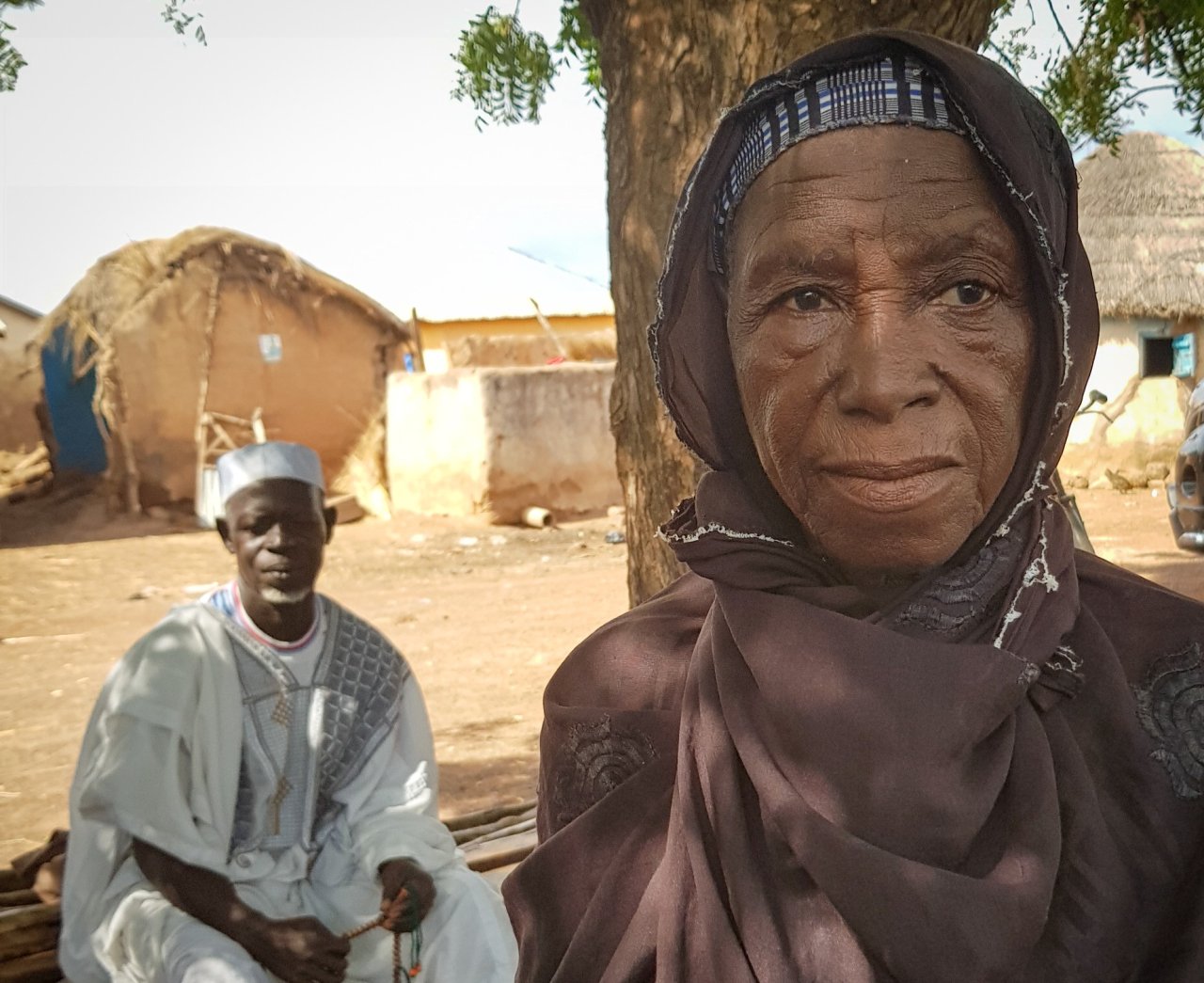 A woman and her husband in Ghana.