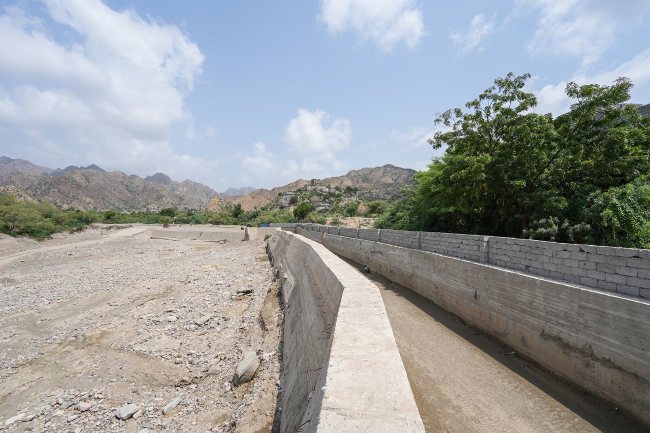 An irrigation canal in Yemen.