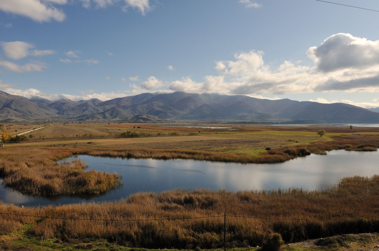 Beautiful countryside landscape in North Macedonia.