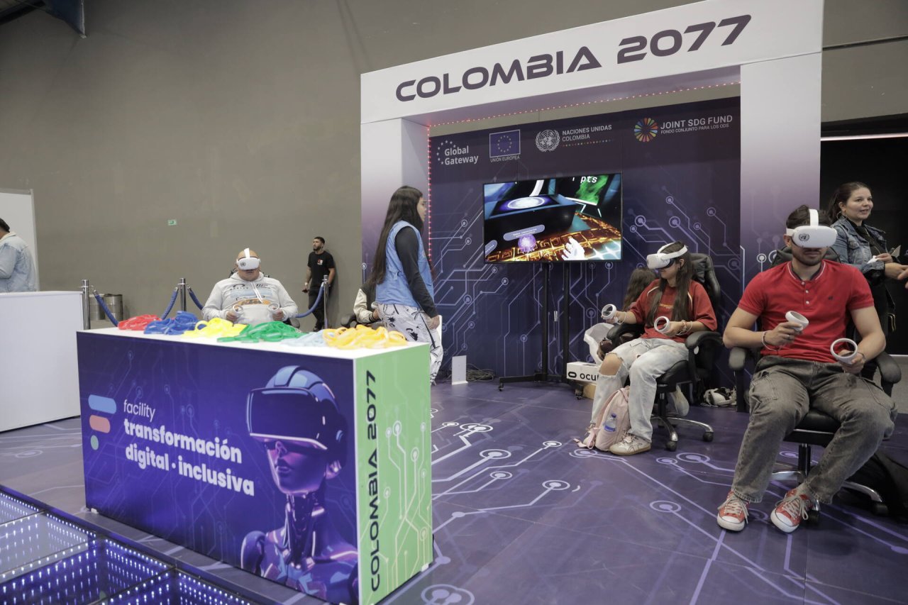 A digital technology conference in Colombia.